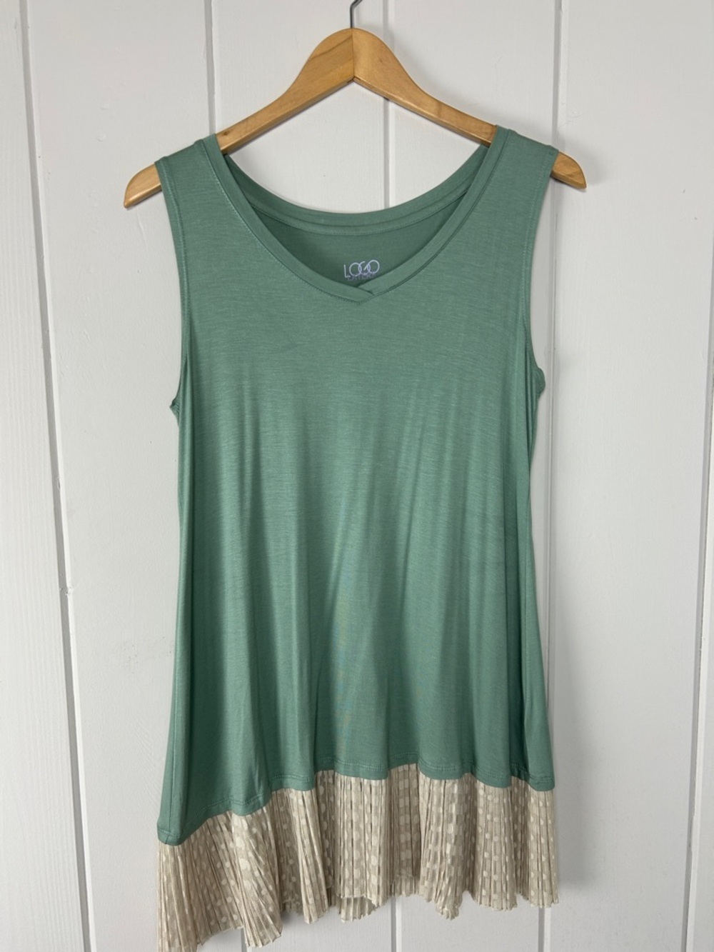 LOGO Lori Goldstein Tank Top Lot Size Medium Boho Layered Tunic Bundle - Picture 6 of 8